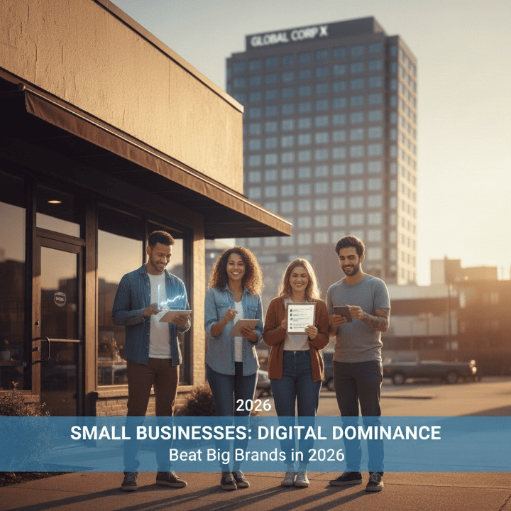How Small Businesses Can Compete with Big Brands Using Digital Marketing in 2026