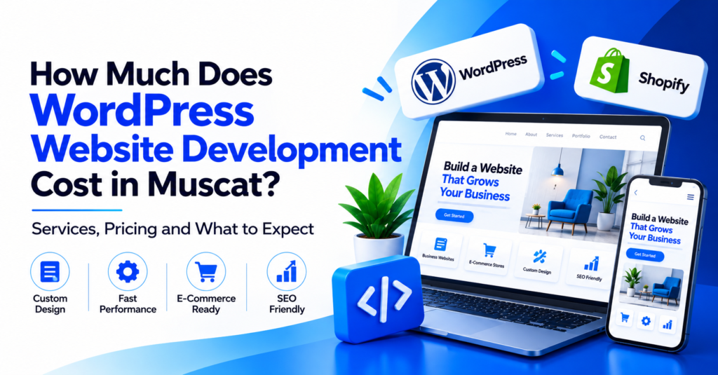 WordPress website development cost in Muscat